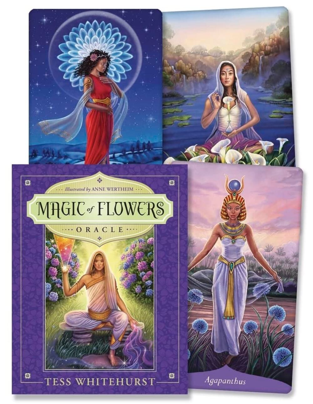 The Magic of Flowers Oracle Set Including 44 Cards and Book - Gently Used